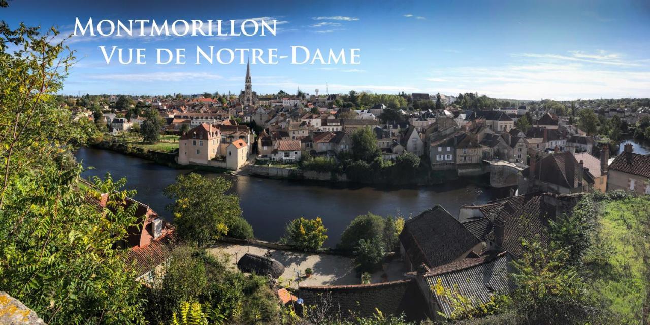 La Bicyclette Bleue Panzió Montmorillon Kültér fotó